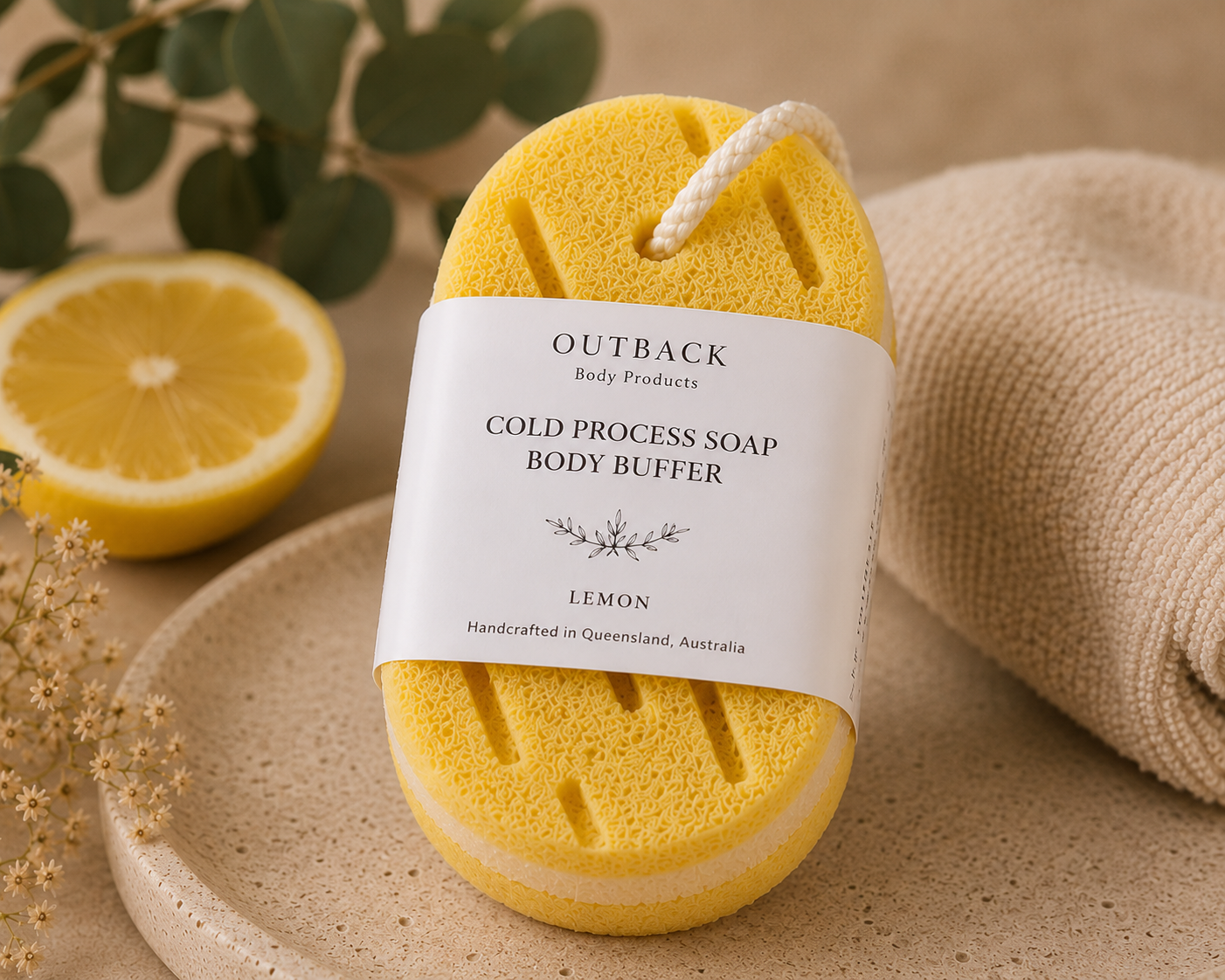Cold Process Soap Body Buffer