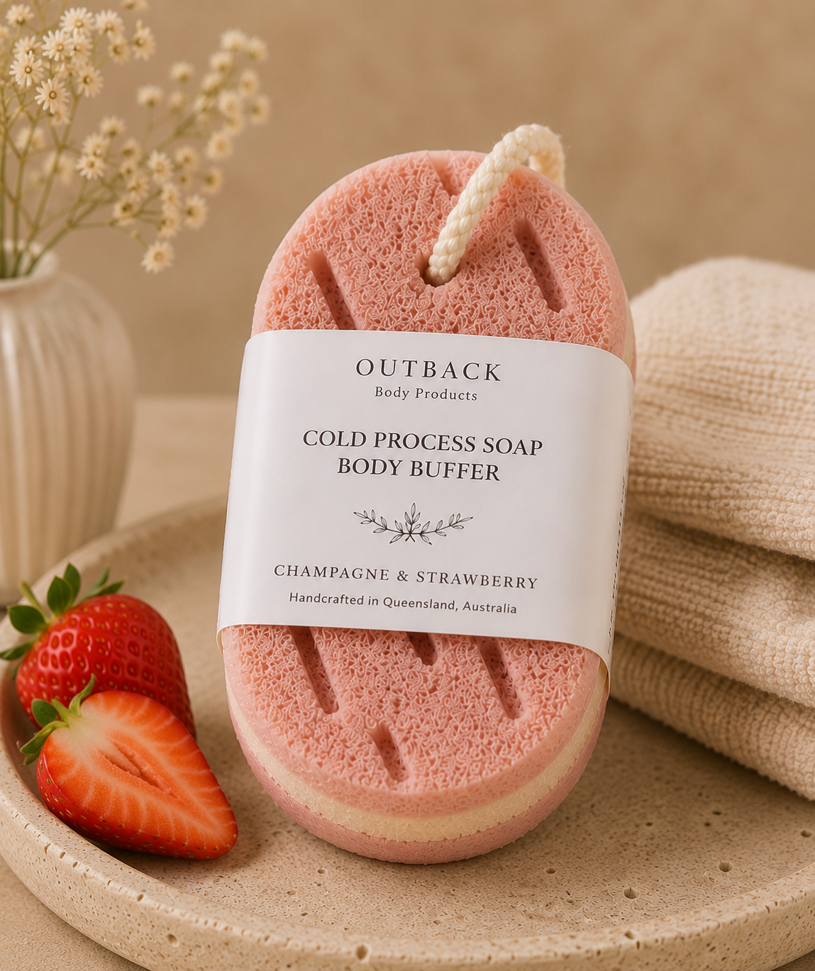 Cold Process Soap Body Buffer