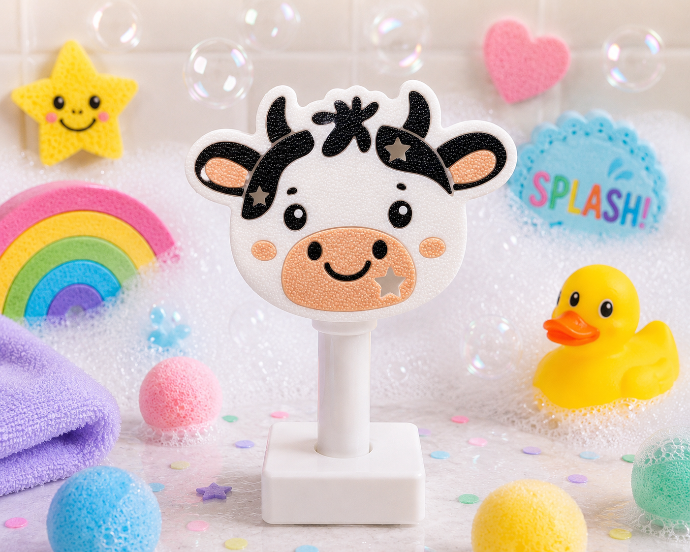 3D Printed Bath Bomb Wand (with Mini bath bombs)